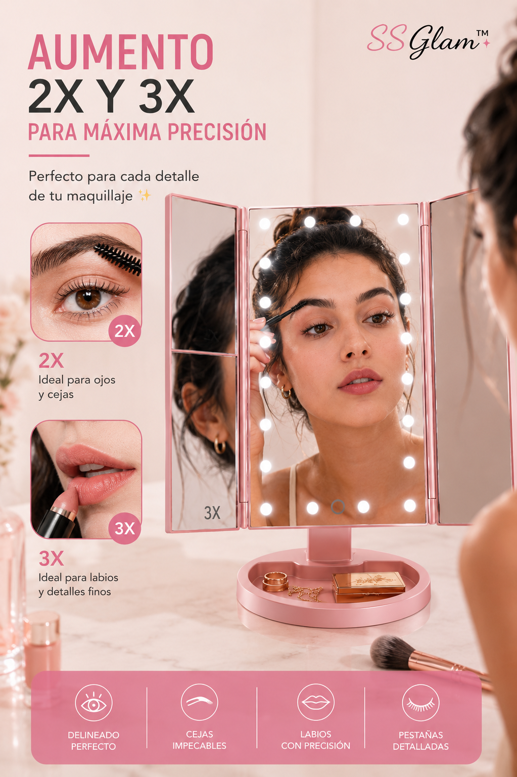 Espejo LED SSGlam™