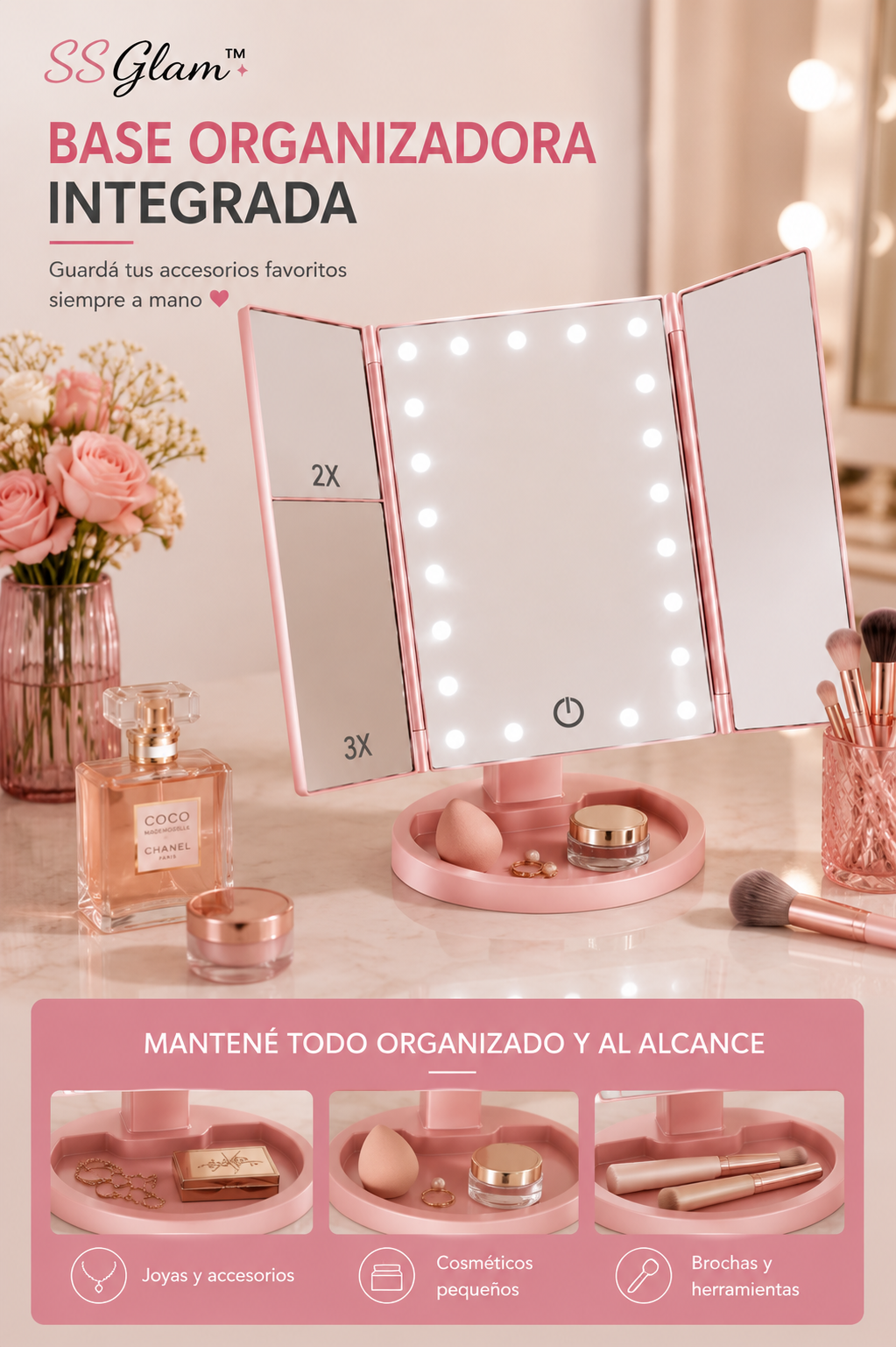 Espejo LED SSGlam™