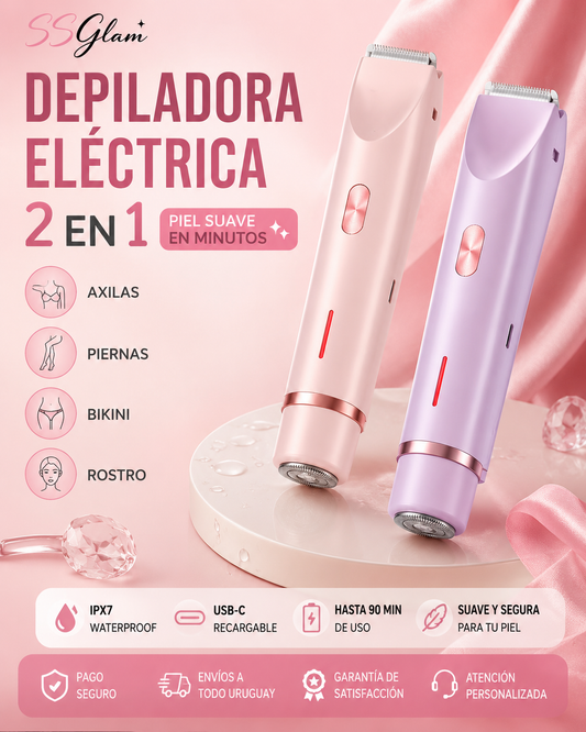 Depiladora Doble Cabezal SSGlam™